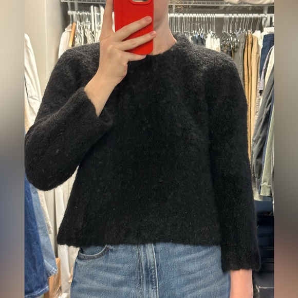 SOLD – Maria Stanley Virgil Pullover Sweater, Noir Alpaca, Size M - Picture 2 of 9